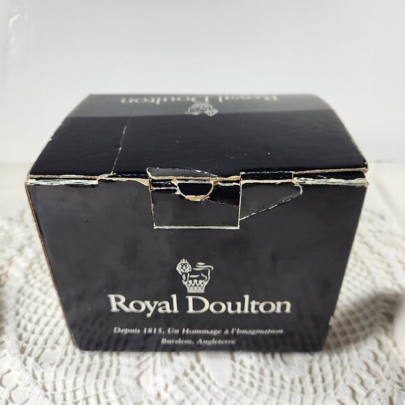 Royal Doulton Creamer & Open Sugar Bowl Everyday Vintage Grape England 1994 - Picture 7 of 8